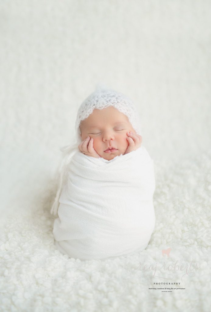 adorable baby newborn pose