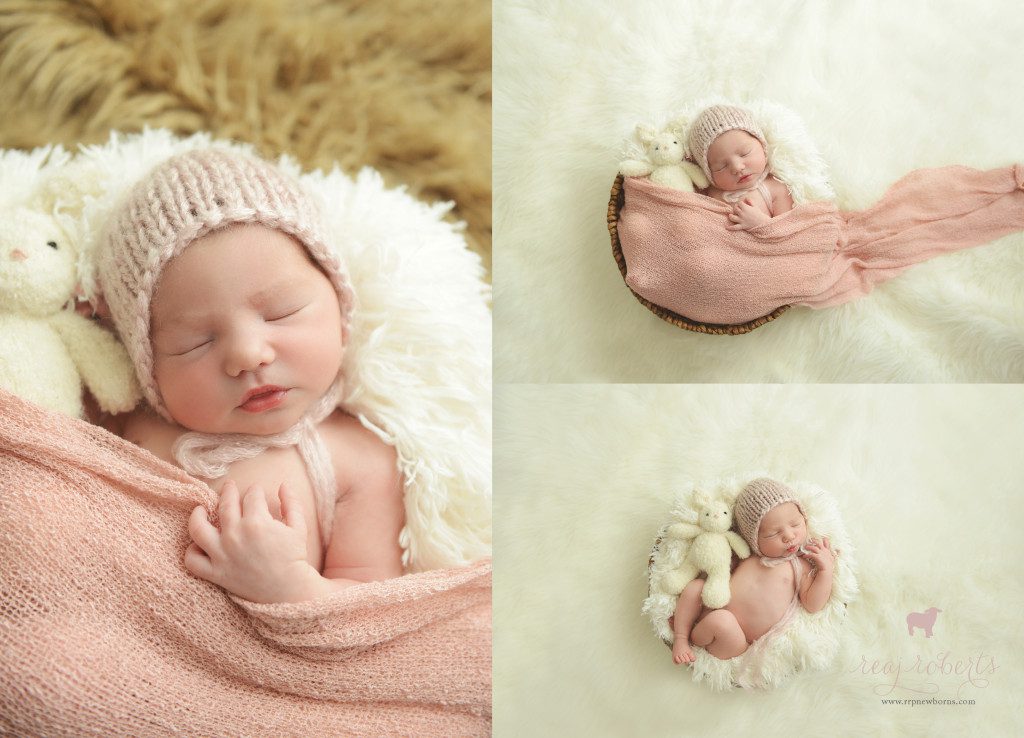 Newborn furry rug_Reaj Roberts Photography