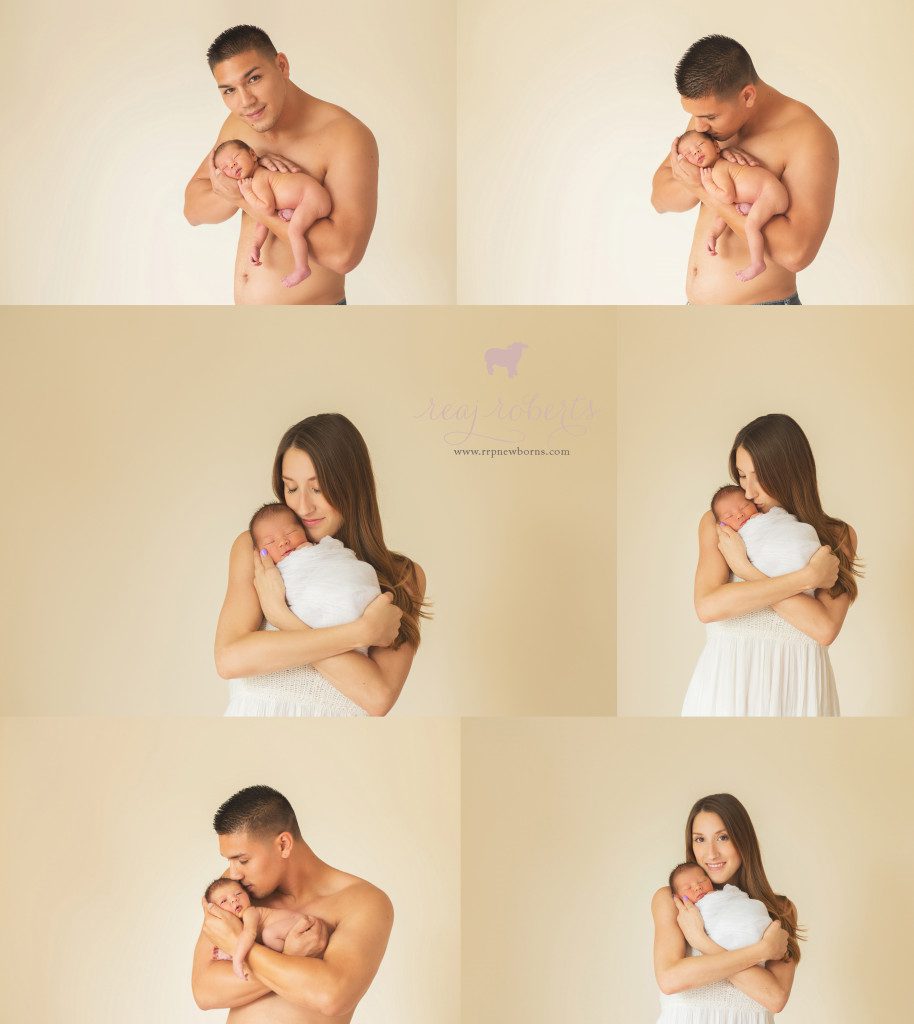 Newborn with parents photo_Reaj Roberts Photography