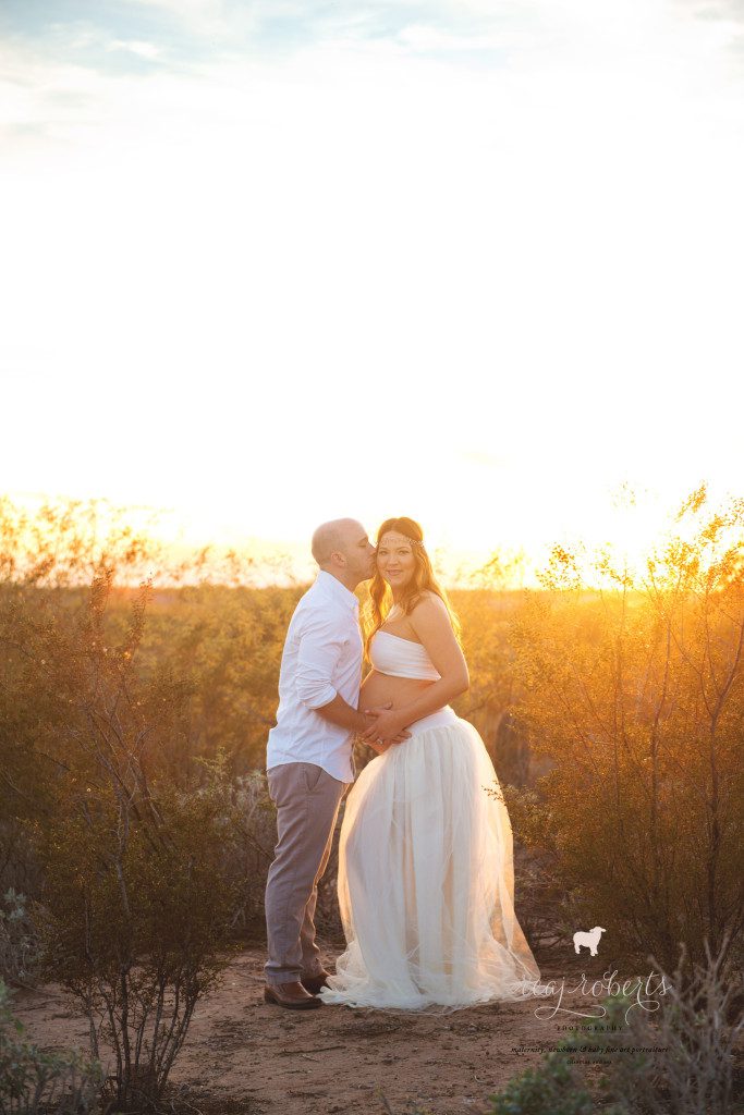 Golden hour sunset photo session