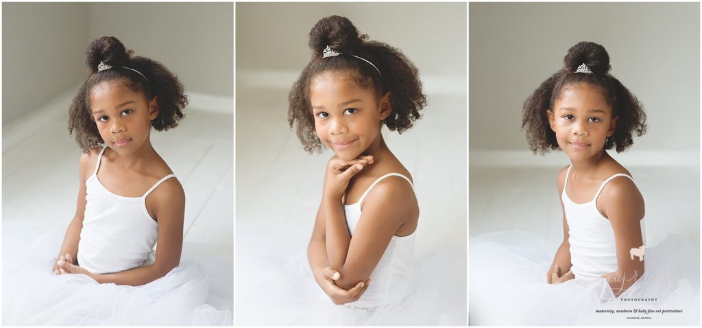 Little girl photos with tulle ballerina