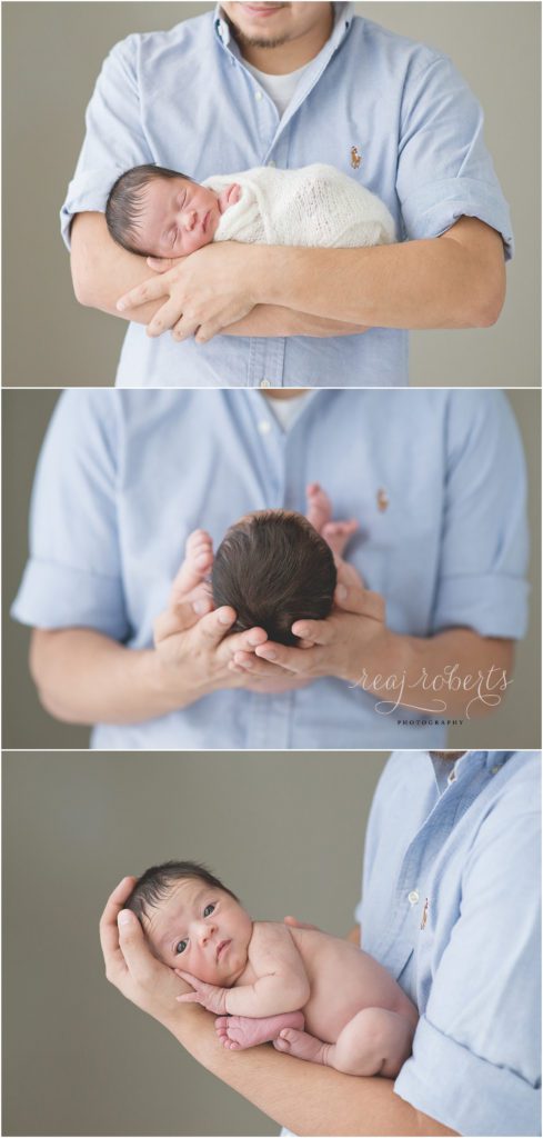 Newborn Photos with Dad