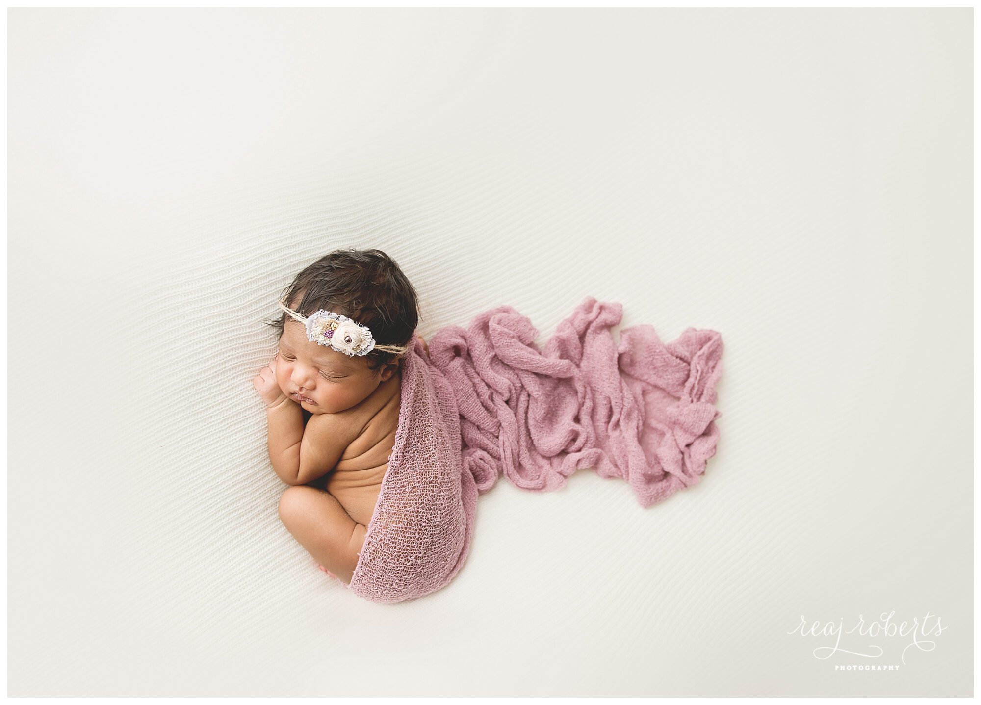 Newborn baby lavender wrap | Chandler, AZ