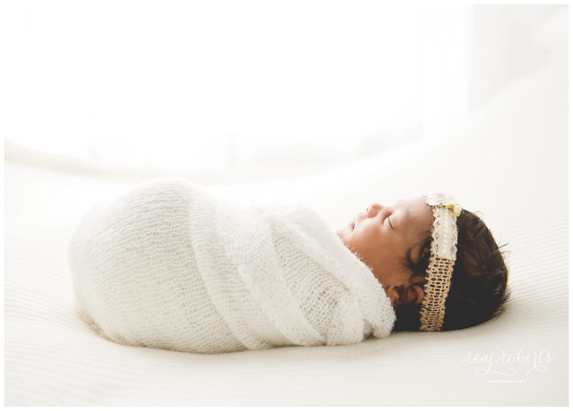 Newborn back lit wrapped photos | Chandler, AZ