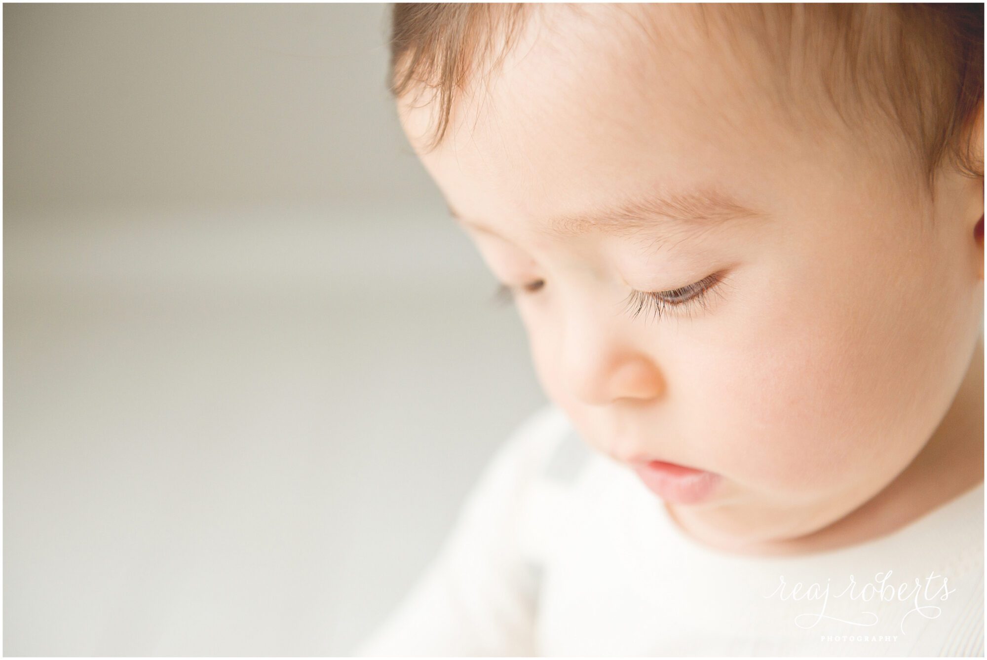 Baby boy eyelashes | Reaj Roberts Photography