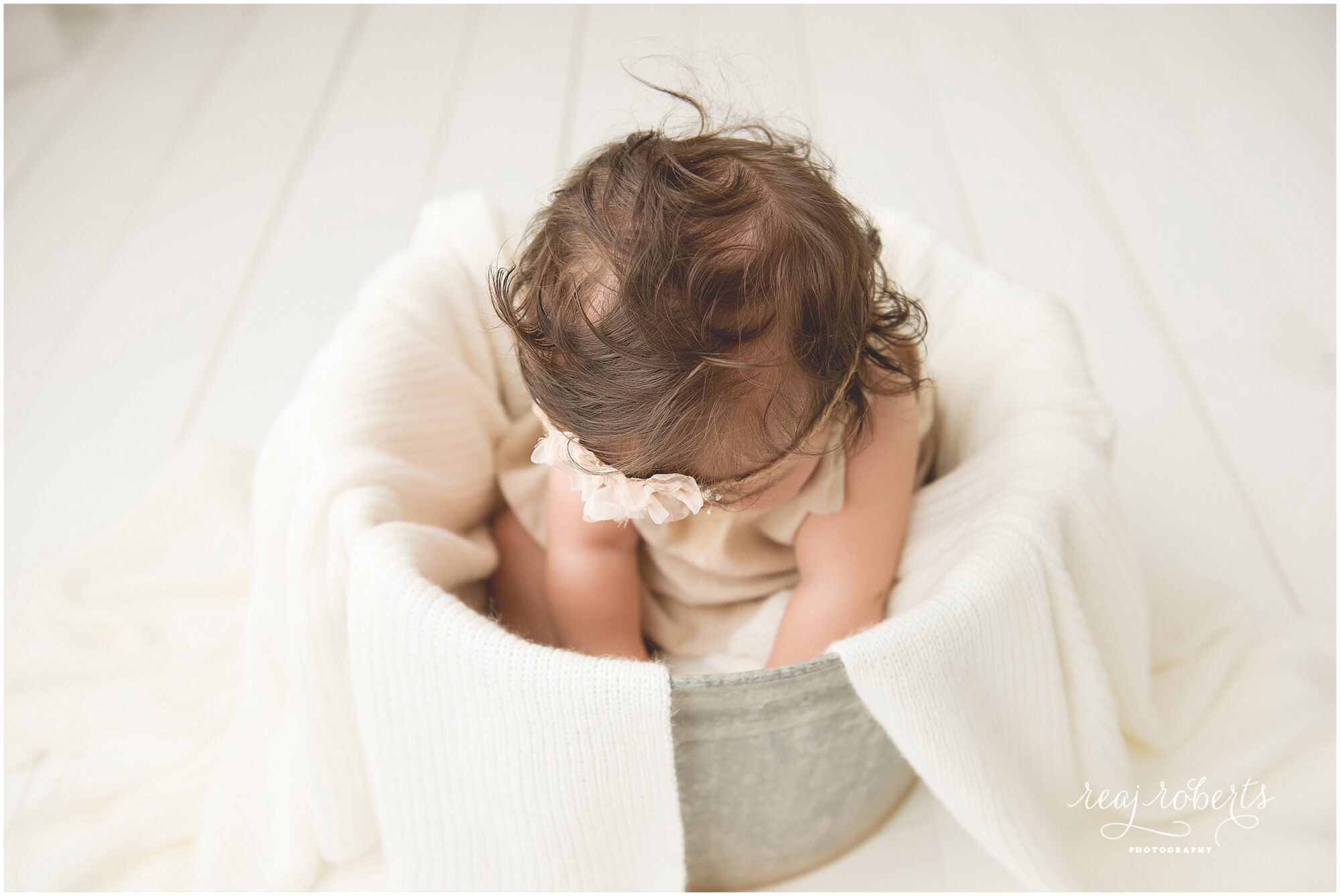 Curly baby hair | Chandler baby photographer | Reaj Roberts Photographer