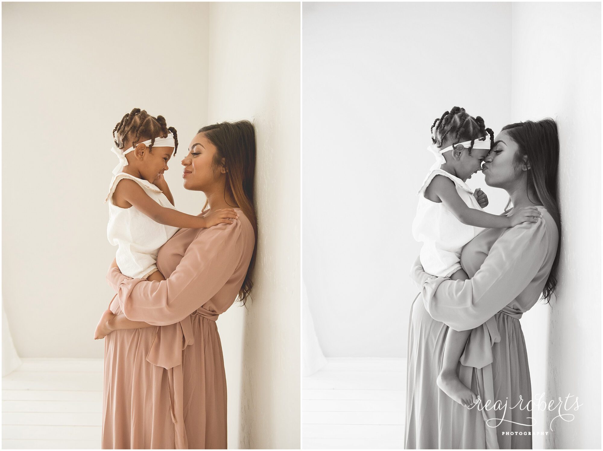 Pregnancy photos with older sibling | Reaj Roberts Photography
