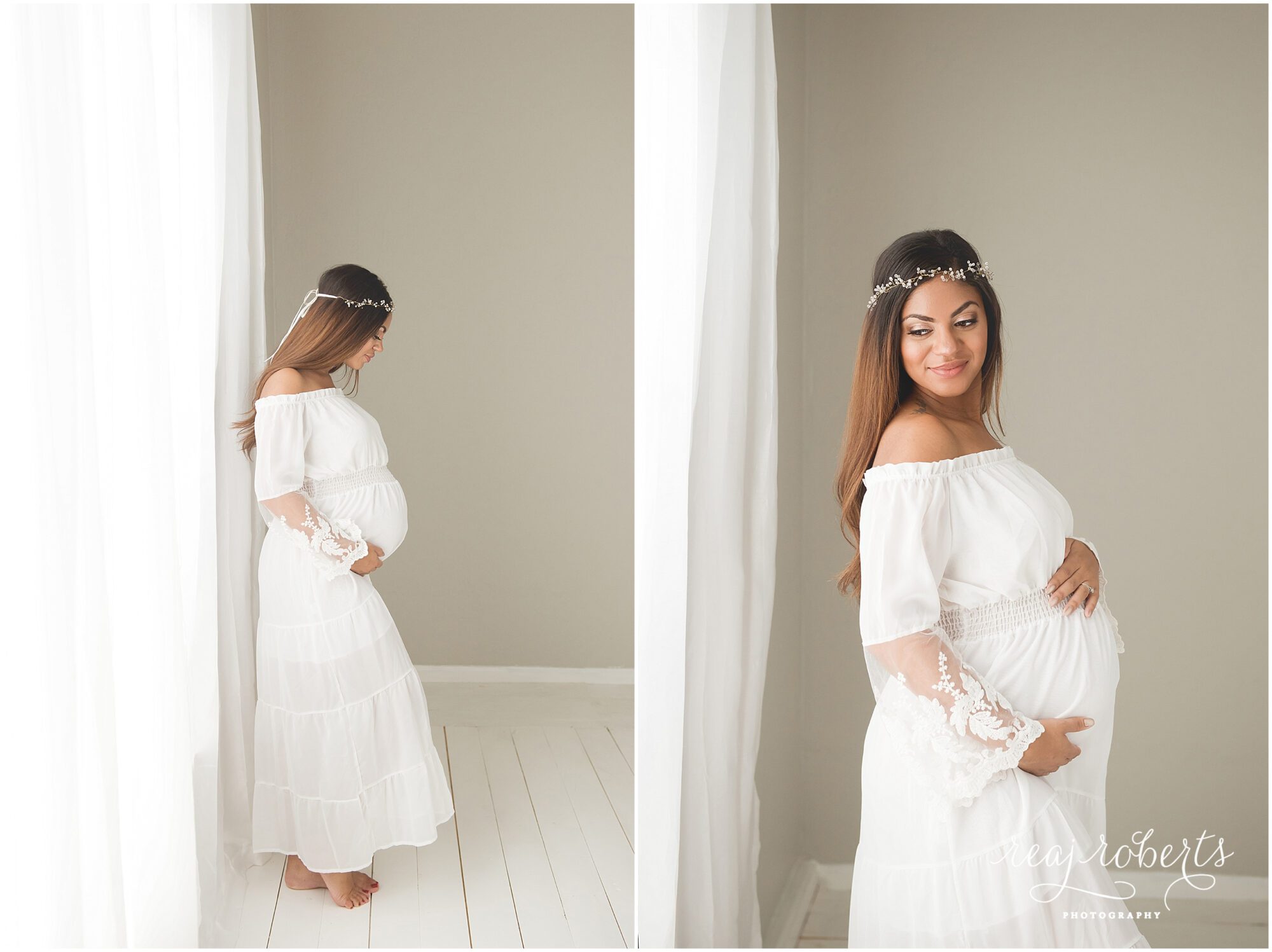 Boho chic maternity photos | Chandler, AZ | Reaj Roberts Photography