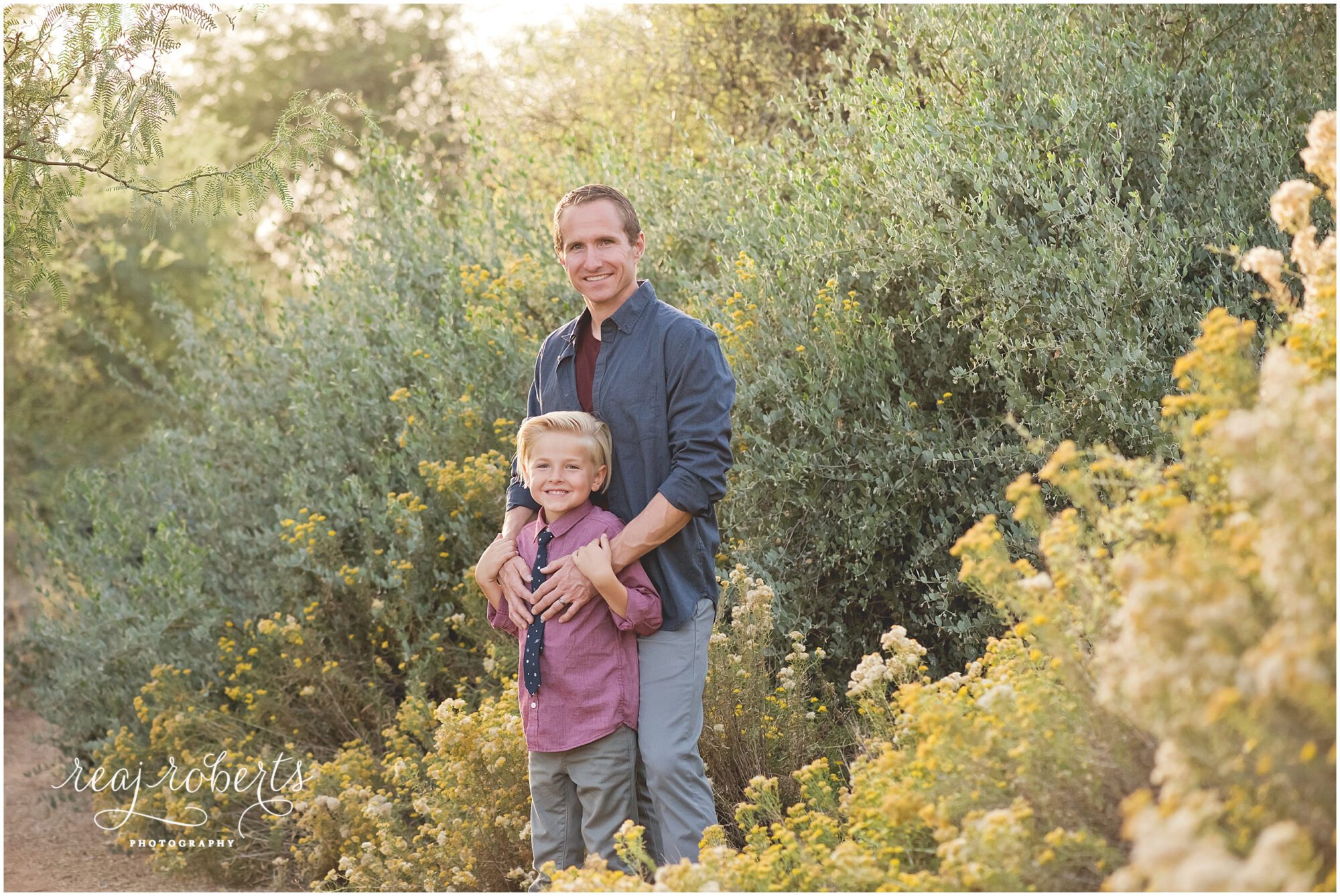 Son and Father pose | Chandler Family Photographer | Reaj Roberts Photography