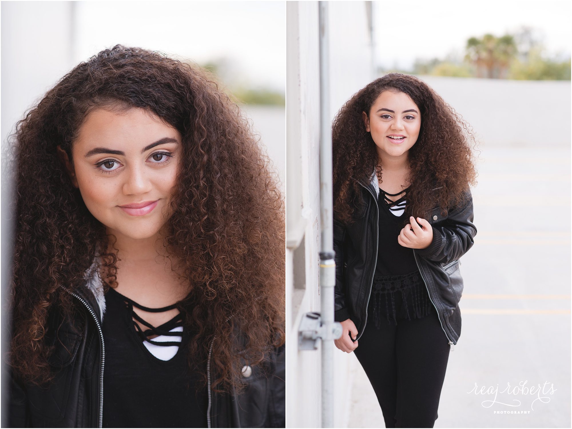 Tween headshot body positive curly hair confident | © Reaj Roberts Photography | Chandler, Arizona