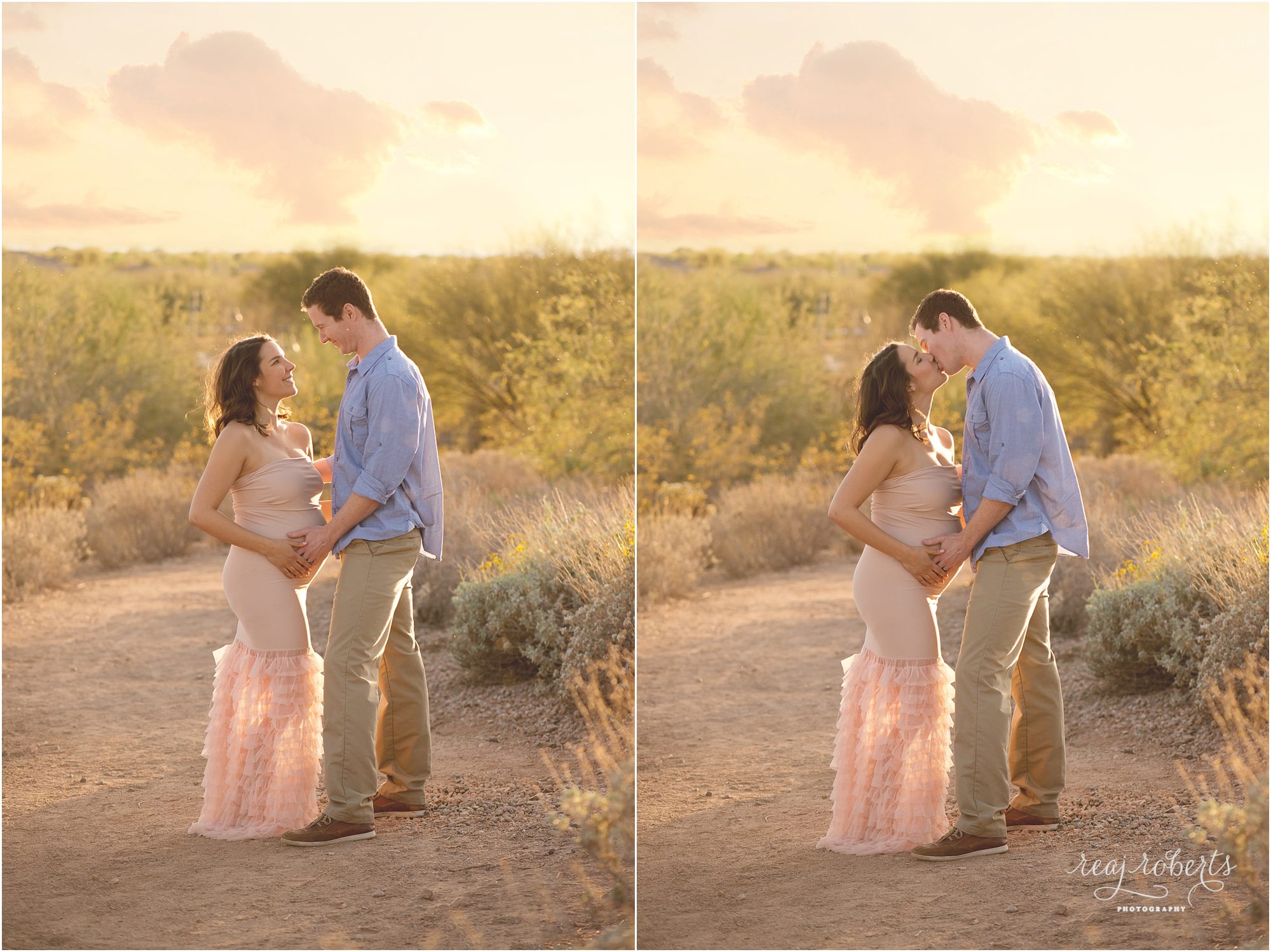 Gorgeous sunset maternity session | Reaj Roberts Photography