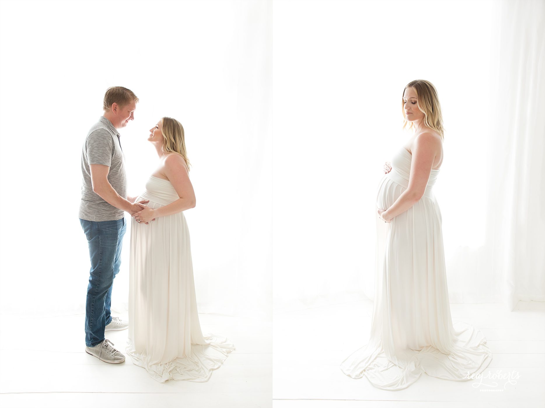 Chandler Gilbert Studio Maternity Session | Reaj Roberts Photography
