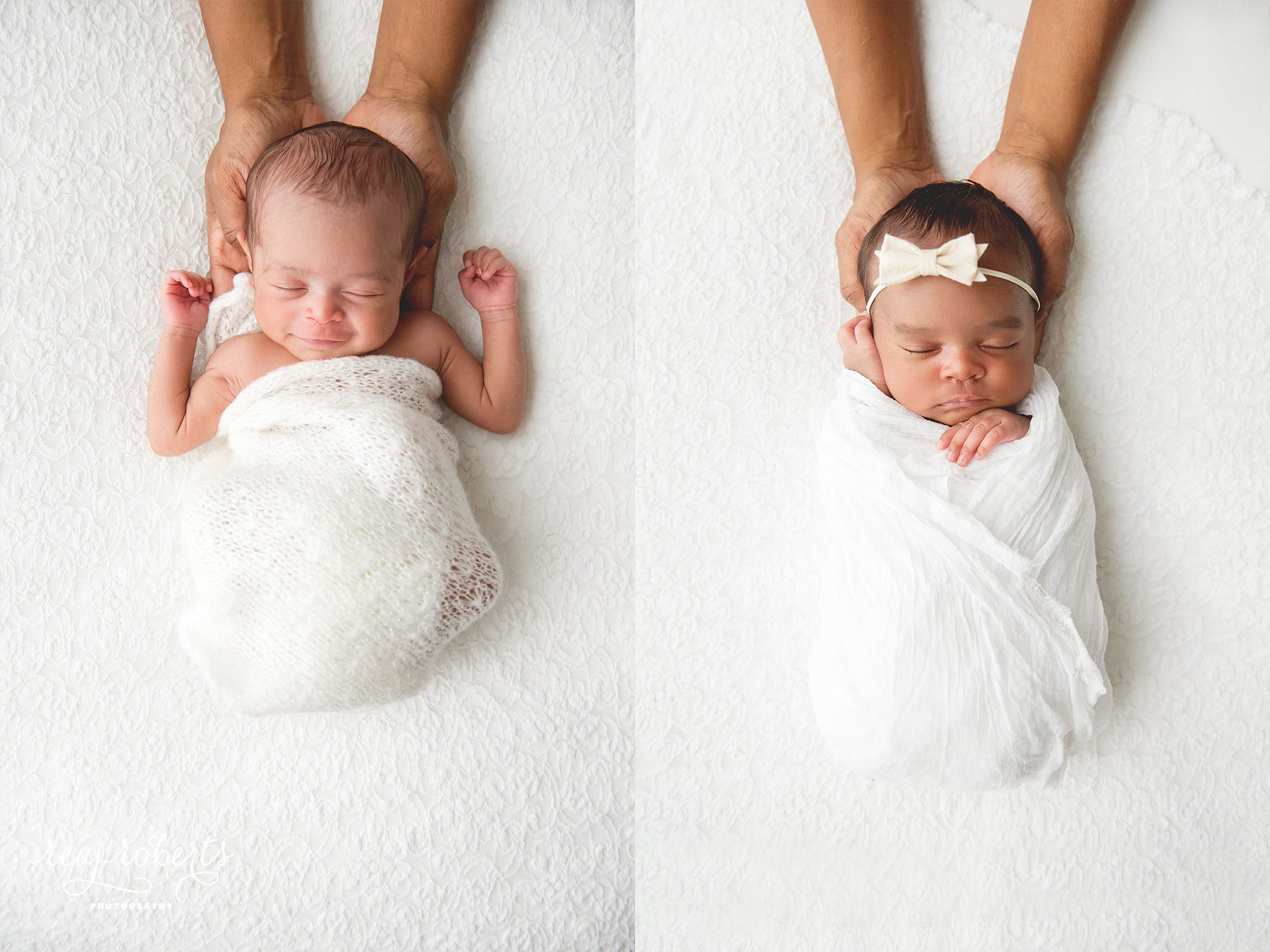 Twins newborn photos | Reaj Roberts Photography | Chandler, AZ