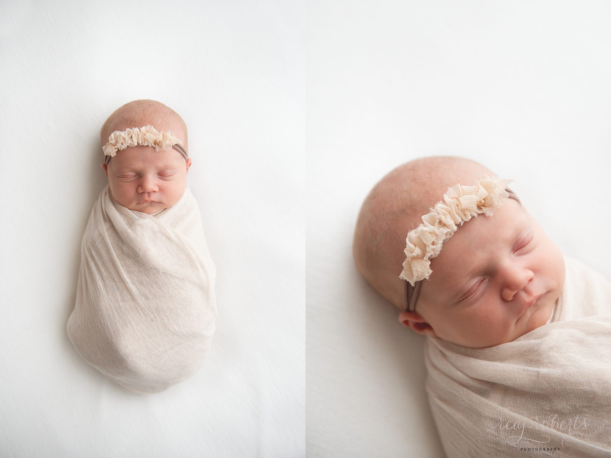 simple newborn baby girl photos | Reaj Roberts Photography