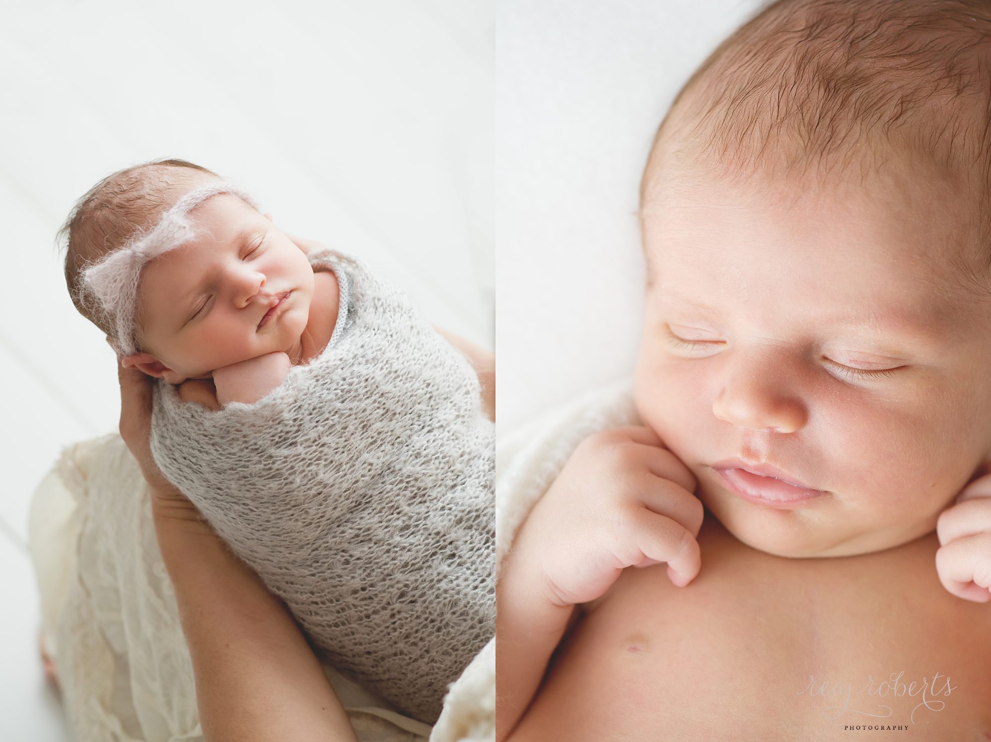simple newborn baby girl photos | Reaj Roberts Photography