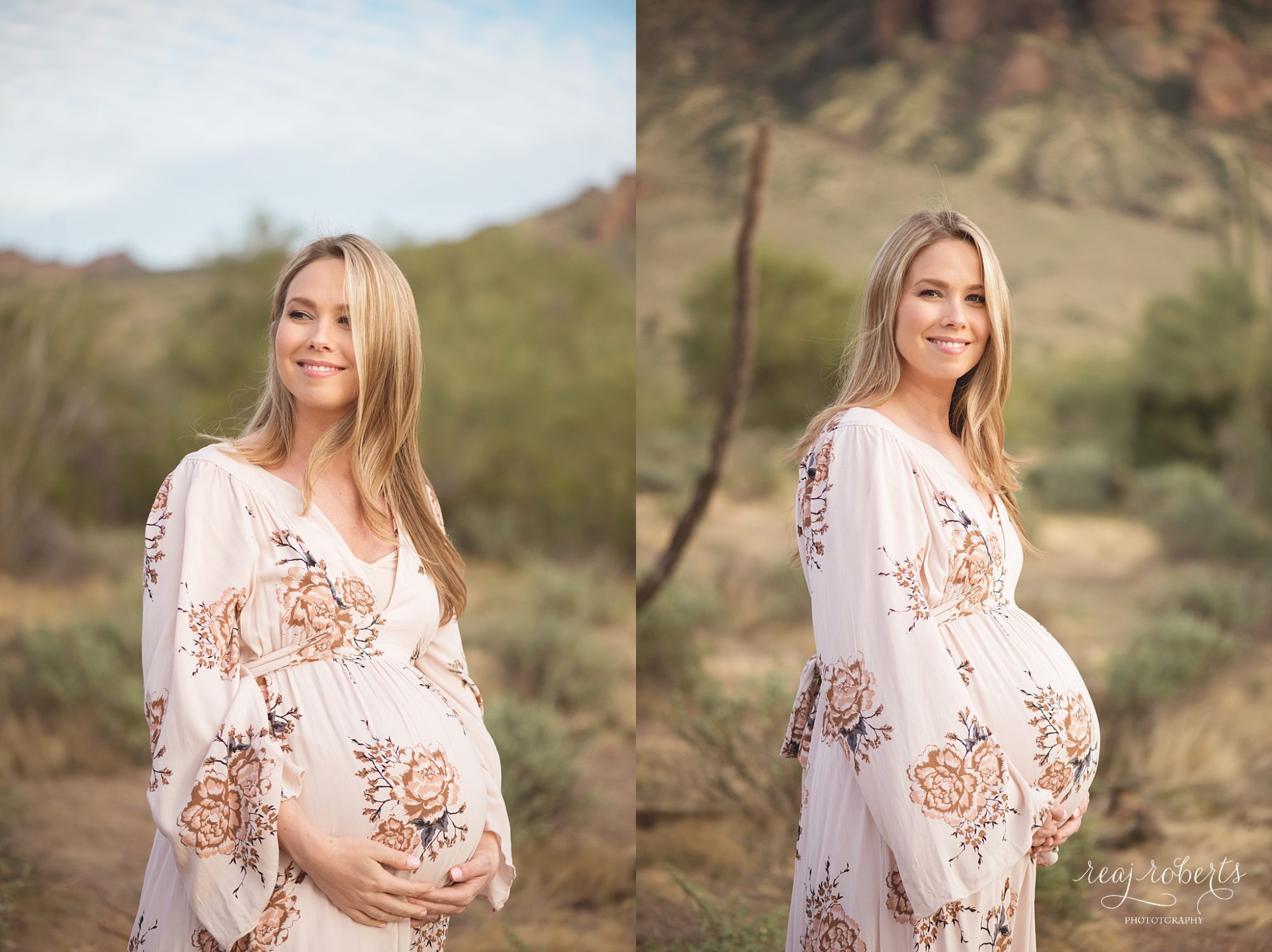 maternity session at Lost Dutchman State Park Mesa, Arizona