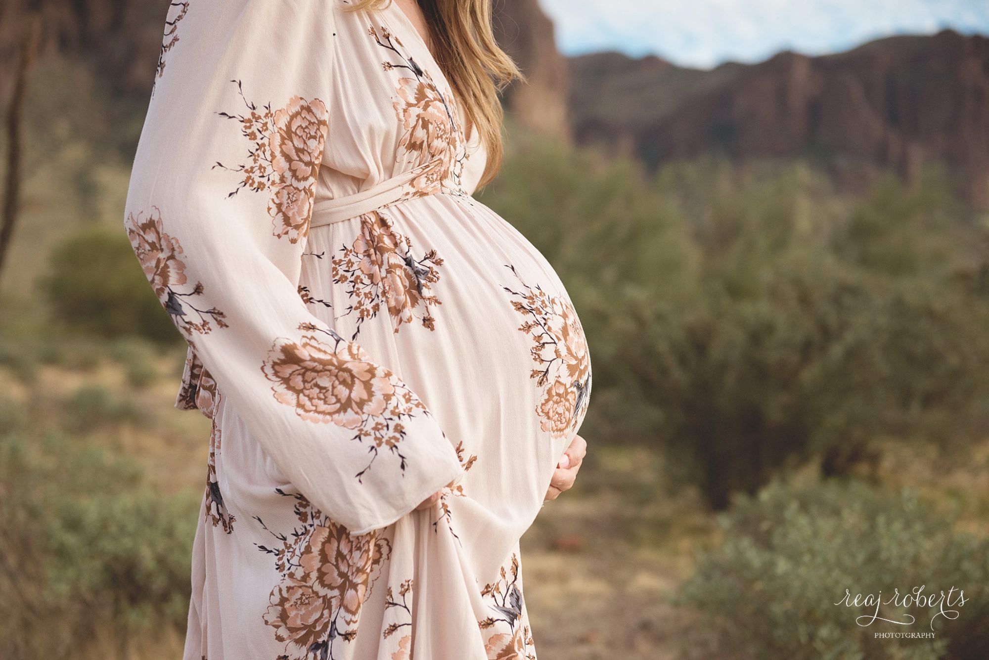 desert maternity photos 