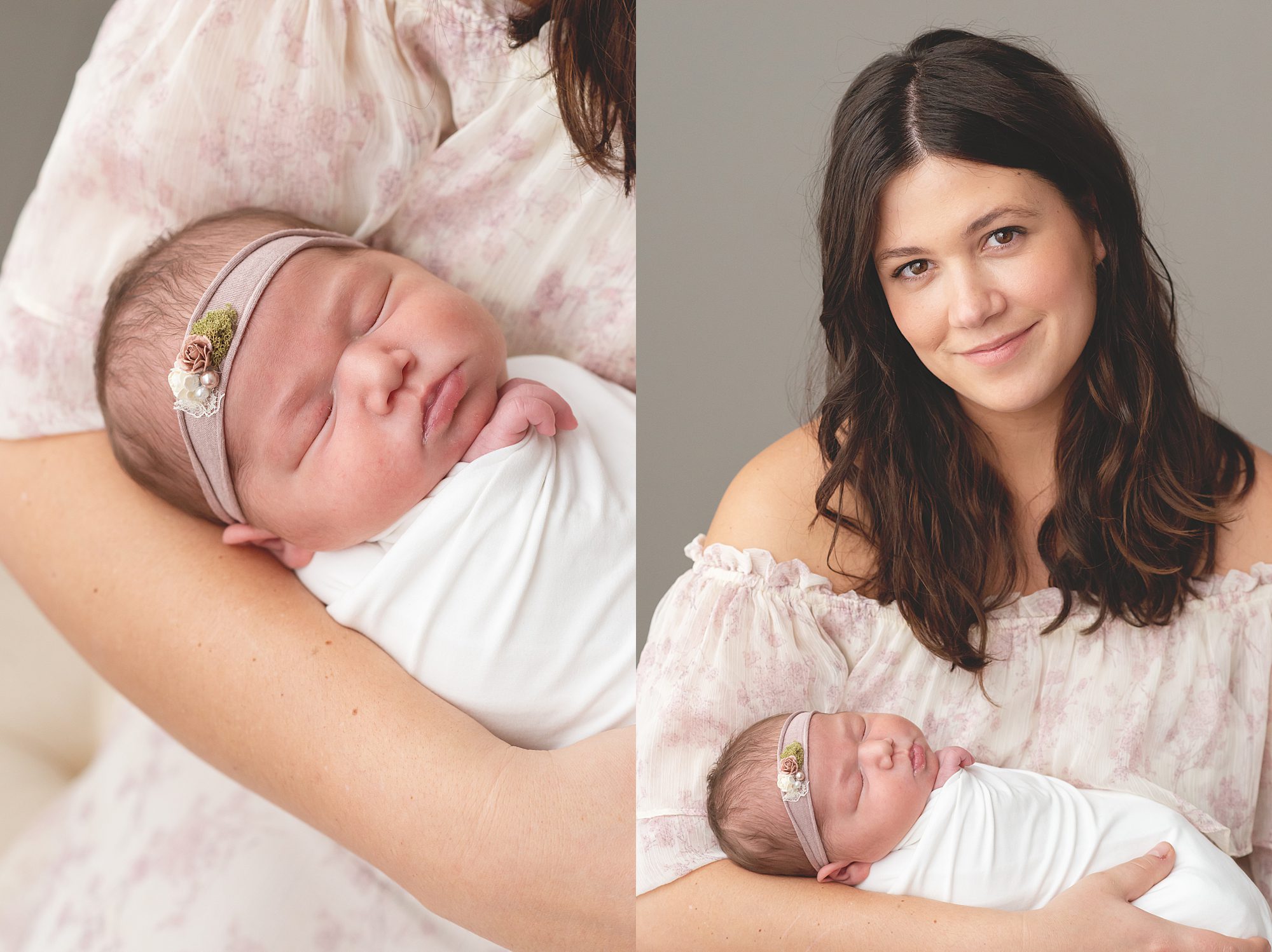 simple newborn photos with mother | Chandler, AZ | Reaj Roberts Photography