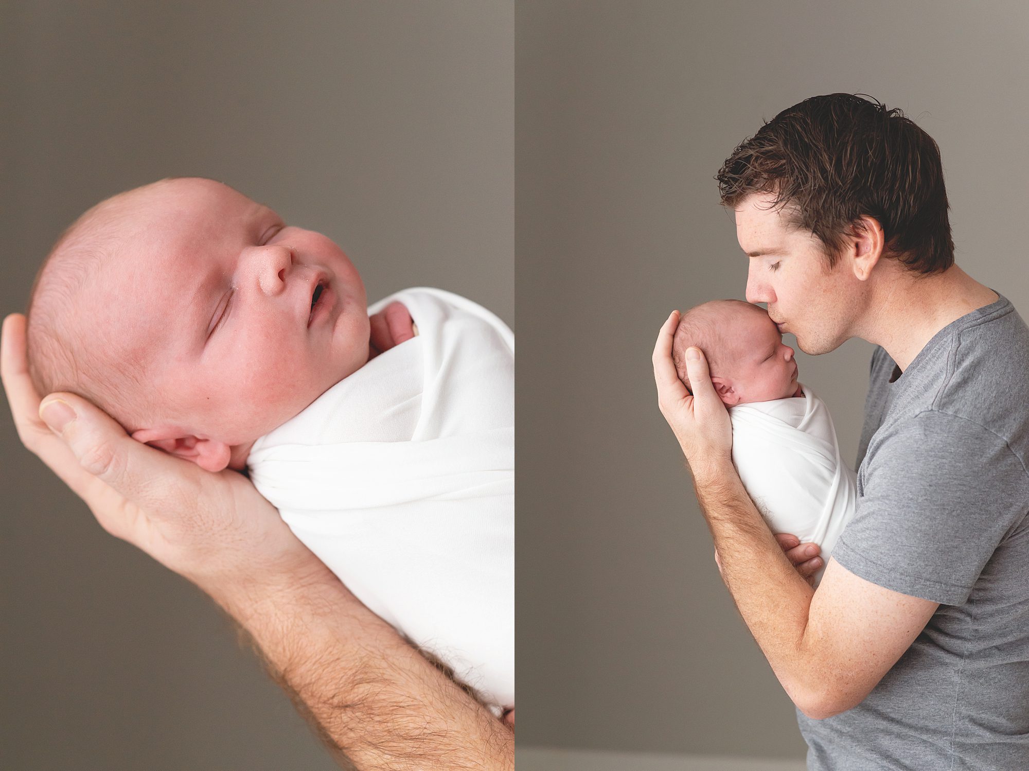 newborn with dad poses | Scottsdale newborn photographer | Reaj Roberts Photography
