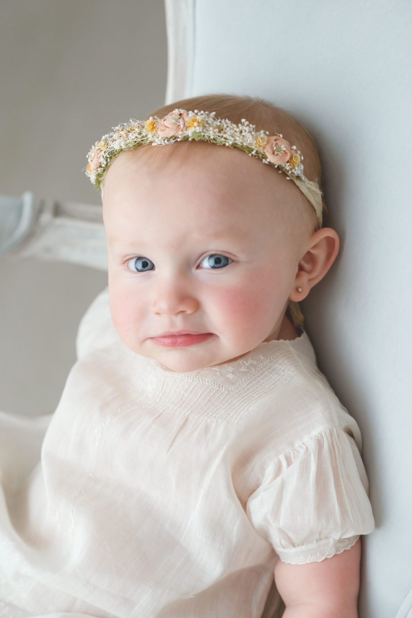 Scottsdale baby photographer | Reaj Roberts Photography | baby floral crown