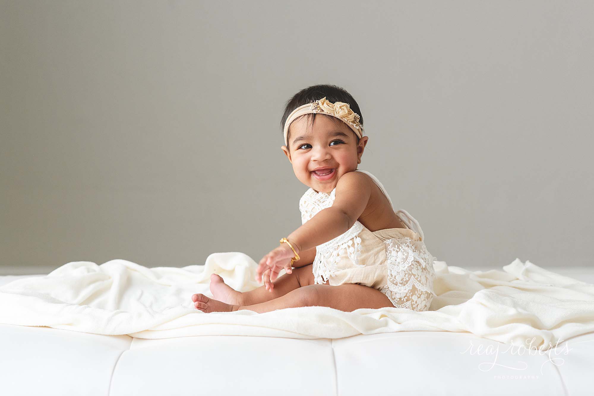 milestone picture ideas for baby girl Gilbert, AZ photographer