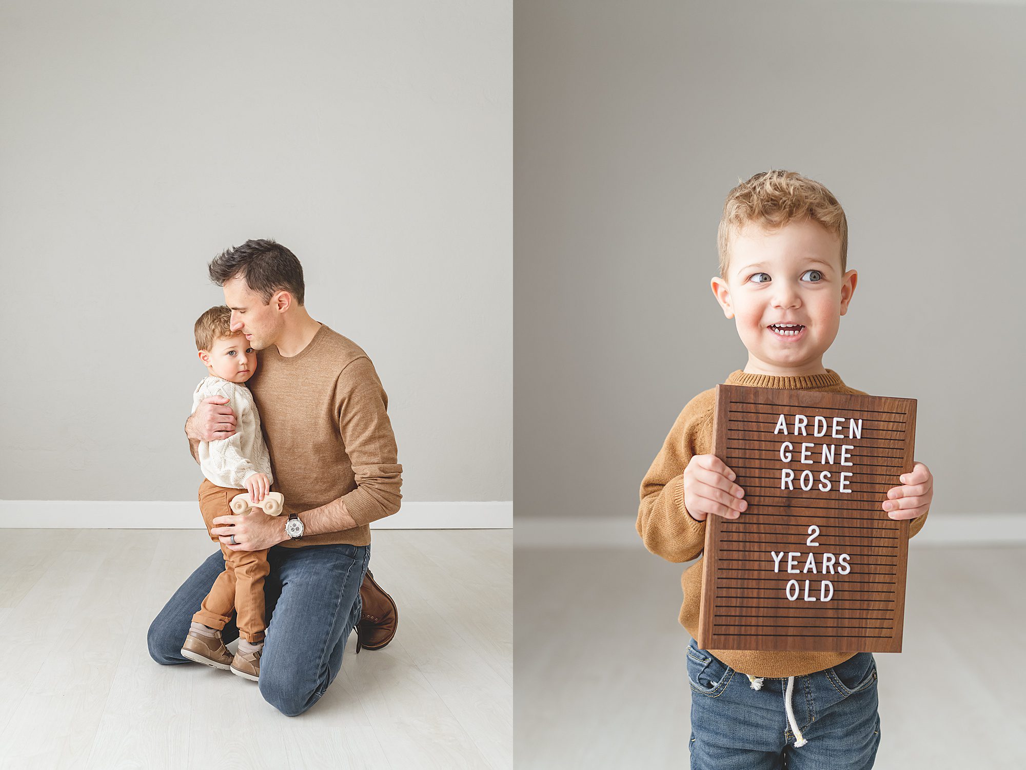 LIttle boy with father | Chandler family photographer | Reaj Roberts Photography